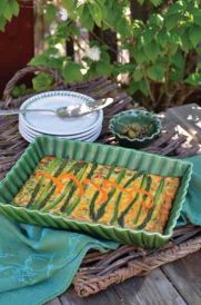 Asparagus Frittata Recipe with Peas and Peppers Image
